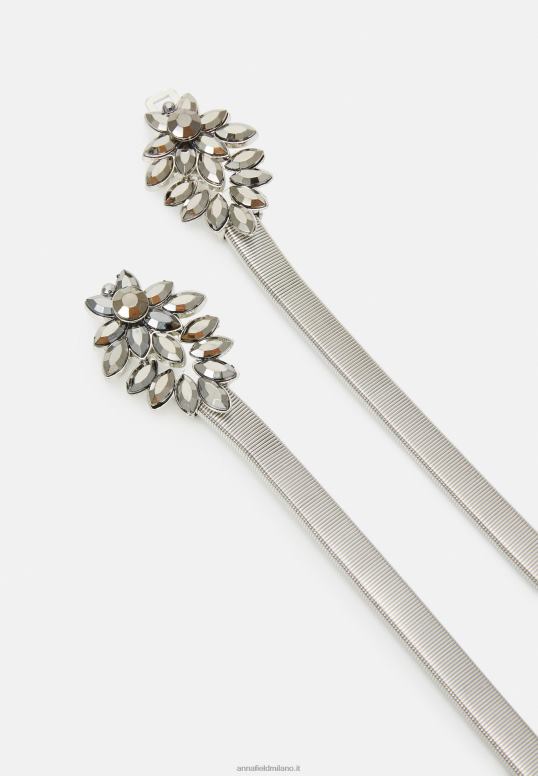TX2DF2732 donne Anna Field cintura color argento