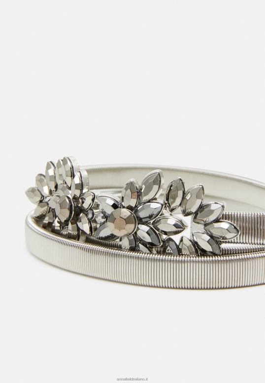 TX2DF2732 donne Anna Field cintura color argento