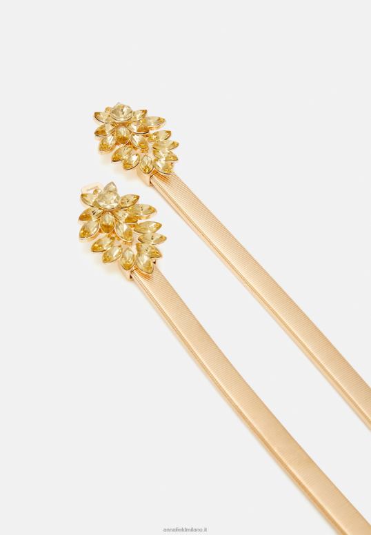 TX2DF2733 donne Anna Field cintura color oro