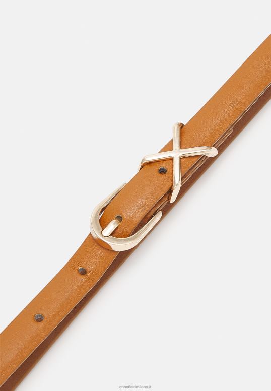 TX2DF2737 donne Anna Field Confezione da 3 cinture nero/marrone/cognac