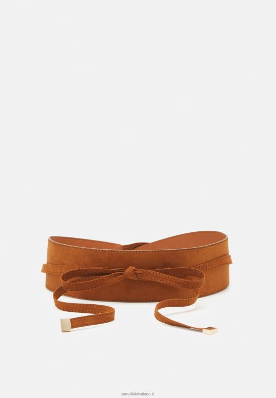 TX2DF2771 donne Anna Field cintura in vita cognac