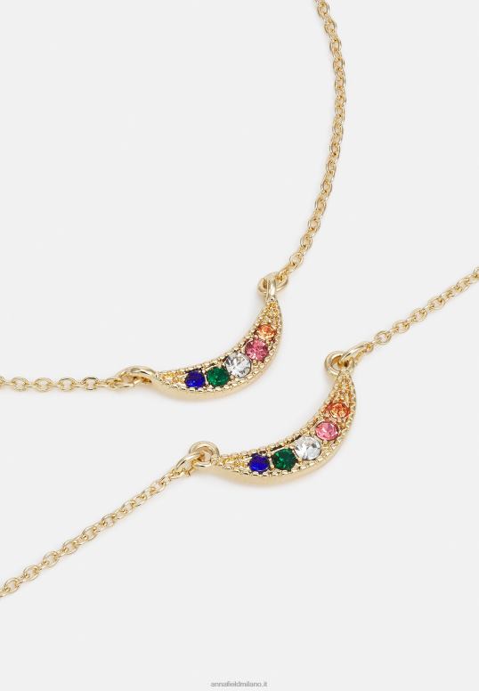 TX2DF2654 donne Anna Field set collana color oro