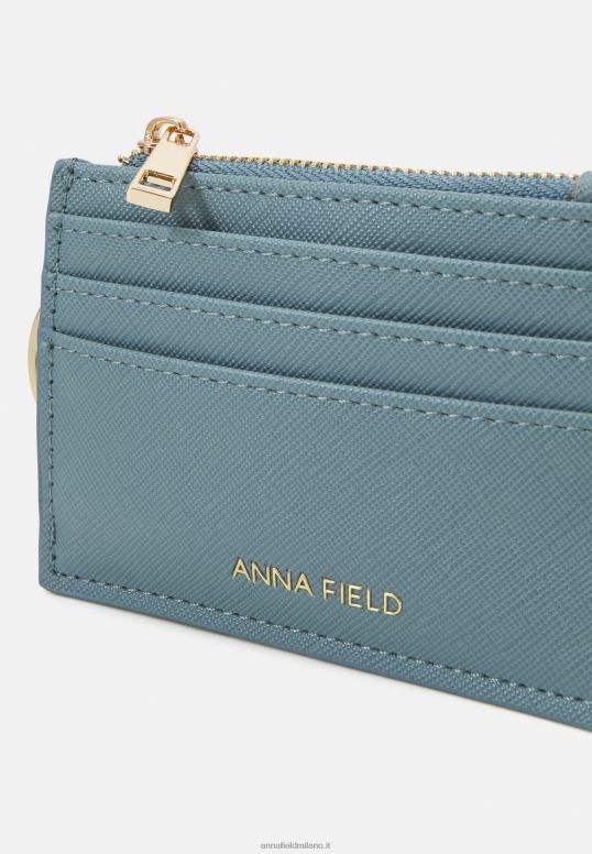 TX2DF2664 donne Anna Field set porta biglietti da visita blu
