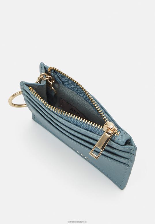 TX2DF2664 donne Anna Field set porta biglietti da visita blu