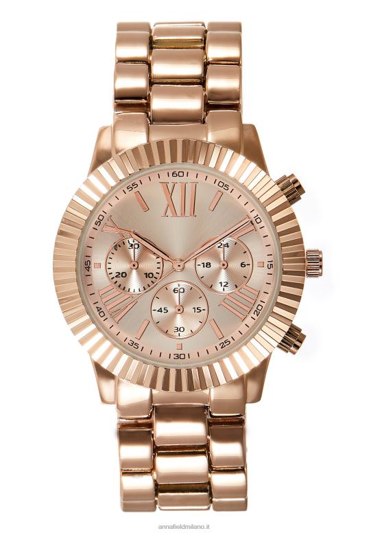 TX2DF2792 donne Anna Field orologio cronografo color oro rosa