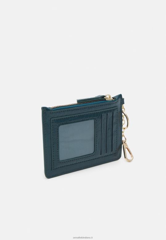 TX2DF2812 donne Anna Field portafoglio verde scuro