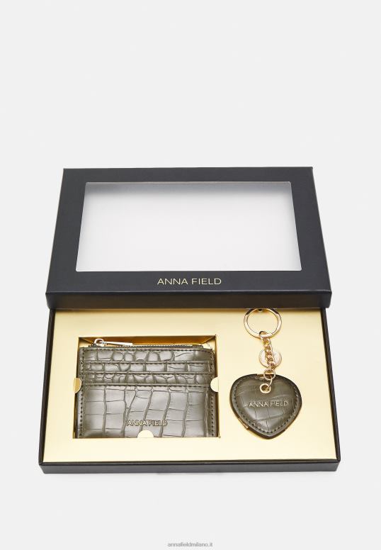 TX2DF2814 donne Anna Field set portafoglio kaki