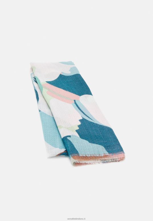 TX2DF2828 donne Anna Field sciarpa verde/beige