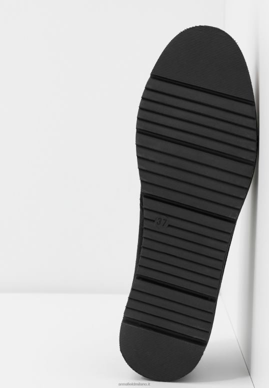 TX2DF1787 donne Anna Field slip-on comfort in pelle nero