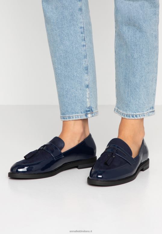 TX2DF1830 donne Anna Field slip-on blu scuro