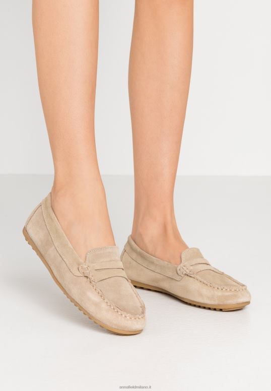 TX2DF1859 donne Anna Field mocassini in pelle beige
