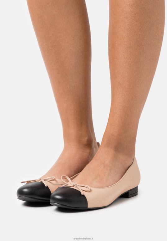 TX2DF2073 donne Anna Field ballerine in pelle beige