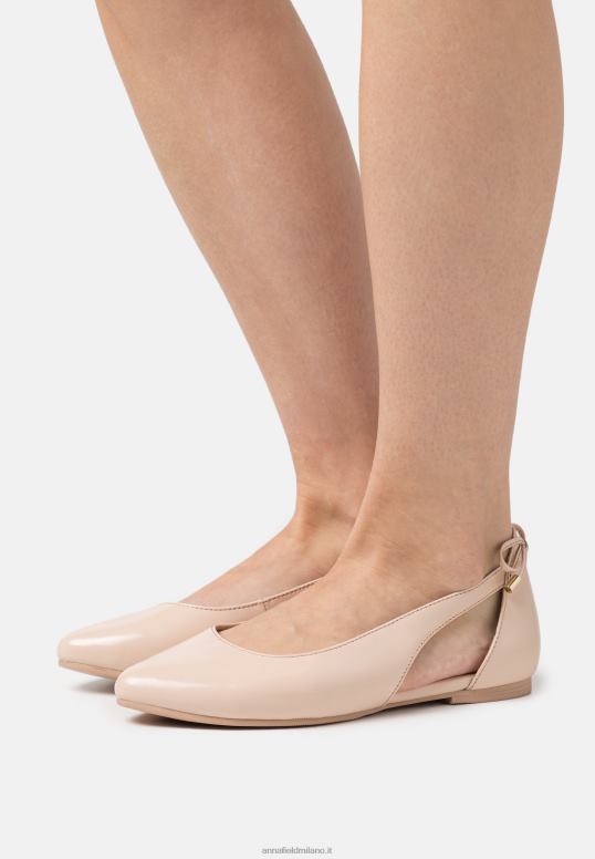 TX2DF2086 donne Anna Field ballerine in pelle beige