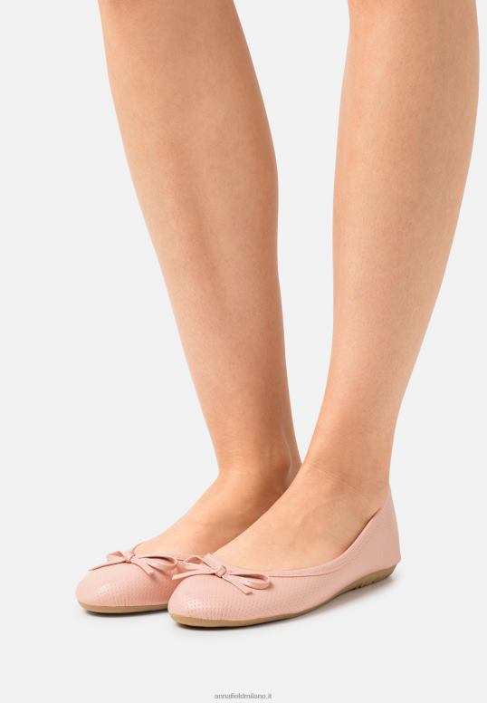 TX2DF2096 donne Anna Field Confezione da 2 ballerine oro/rosa