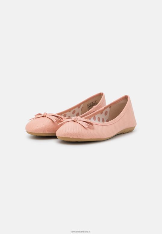 TX2DF2096 donne Anna Field Confezione da 2 ballerine oro/rosa