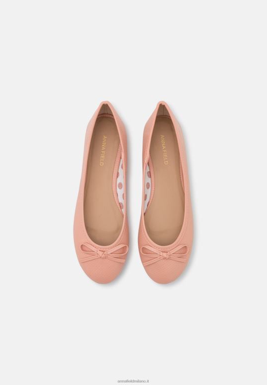 TX2DF2096 donne Anna Field Confezione da 2 ballerine oro/rosa
