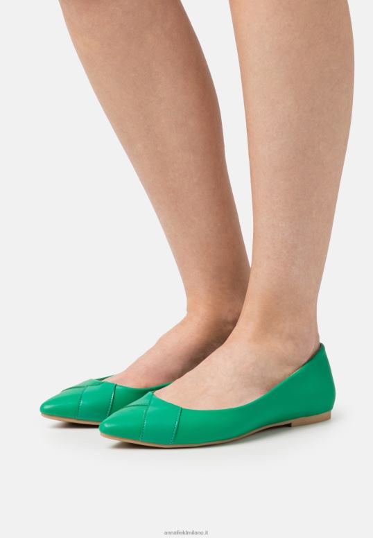 TX2DF2133 donne Anna Field ballerine verde