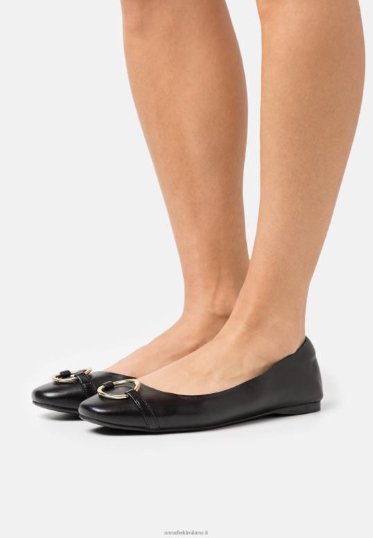 TX2DF2145 donne Anna Field ballerine in pelle nere