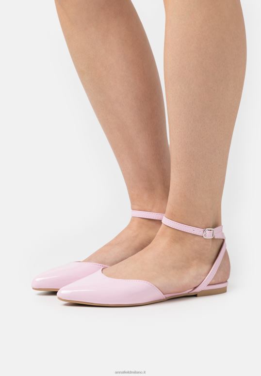 TX2DF2177 donne Anna Field ballerine con cinturino alla caviglia rosa