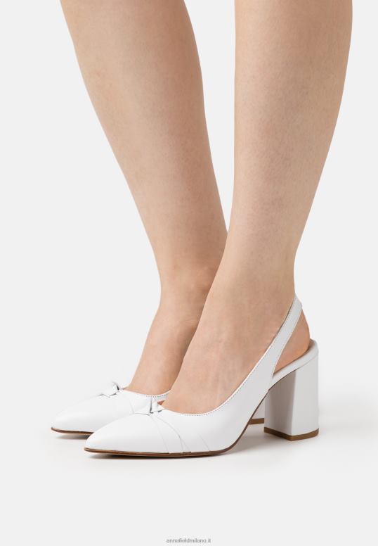 TX2DF1670 donne Anna Field tacco classico in pelle bianco
