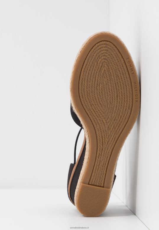 TX2DF1710 donne Anna Field zeppe con zeppa media a punta chiusa di base nere