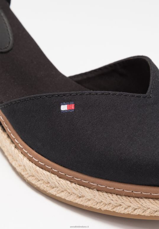 TX2DF1710 donne Anna Field zeppe con zeppa media a punta chiusa di base nere