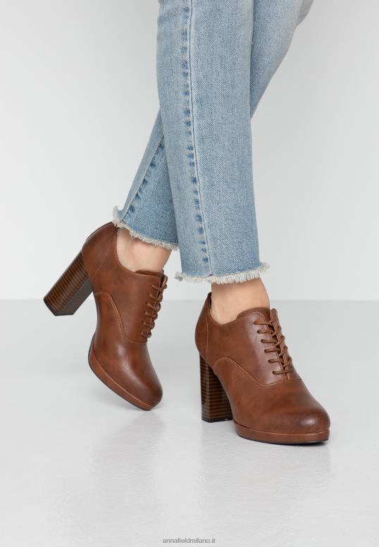 TX2DF1748 donne Anna Field stivaletti comfort con tacco alto cognac