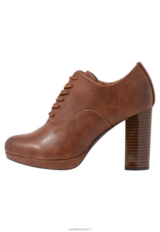 TX2DF1748 donne Anna Field stivaletti comfort con tacco alto cognac
