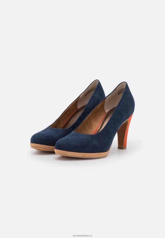 TX2DF1756 donne Anna Field tacchi classici navy/multicolore