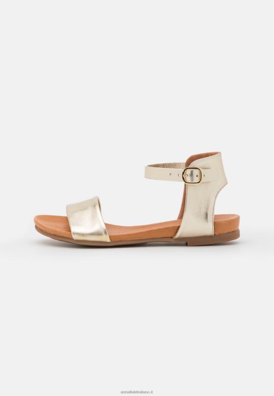 TX2DF1371 donne Anna Field sandali in pelle color oro