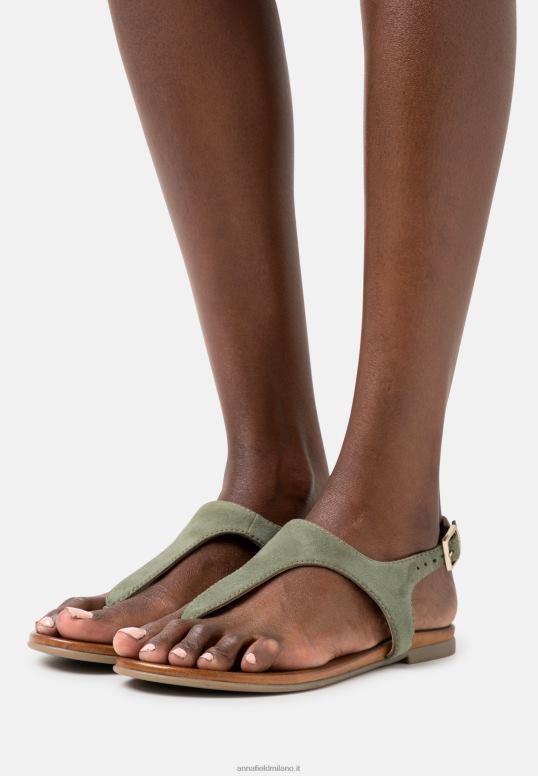 TX2DF1399 donne Anna Field sandali di cuoio cachi