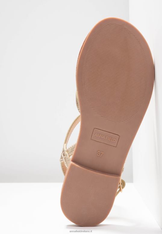 TX2DF1499 donne Anna Field sandali con cinturino a t oro