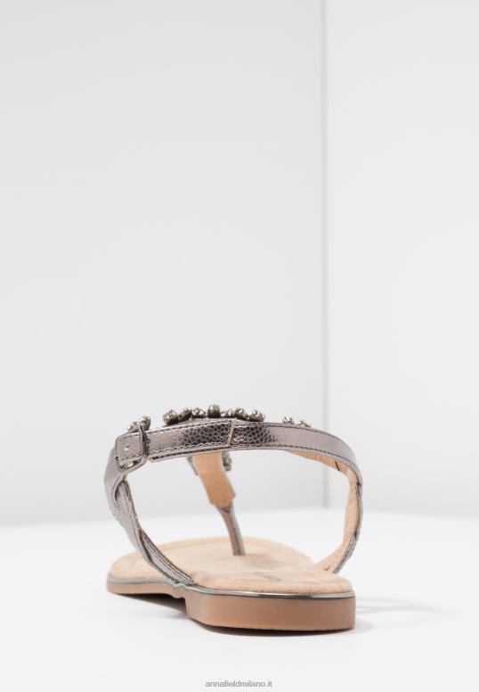 TX2DF1515 donne Anna Field sandali con cinturino a t color canna di fucile