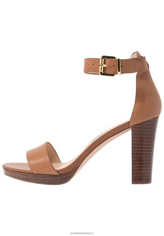 TX2DF1549 donne Anna Field sandali in pelle con tacco alto cognac