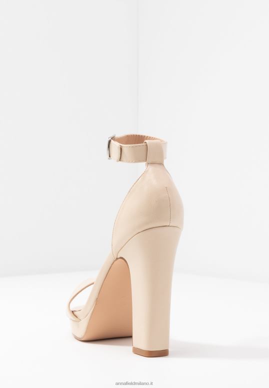 TX2DF1557 donne Anna Field sandali con tacco alto bianco sporco