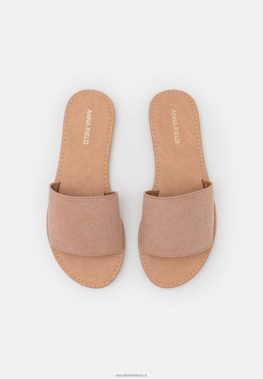 TX2DF1862 donne Anna Field Confezione da 2 sabot nero/rosa chiaro