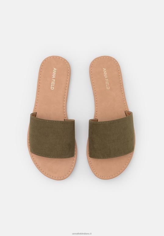 TX2DF1866 donne Anna Field Confezione da 2 sabot kaki/oro