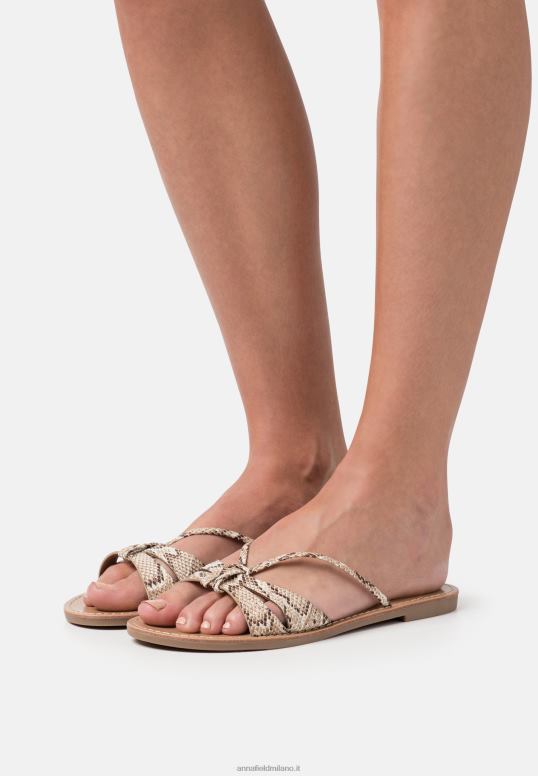 TX2DF1882 donne Anna Field muli marroni