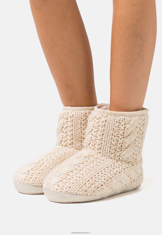 TX2DF2277 donne Anna Field pantofole in filo metallico oro color oro