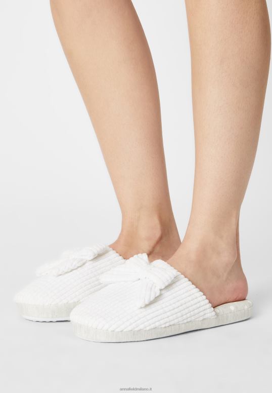 TX2DF2279 donne Anna Field pantofole bianche
