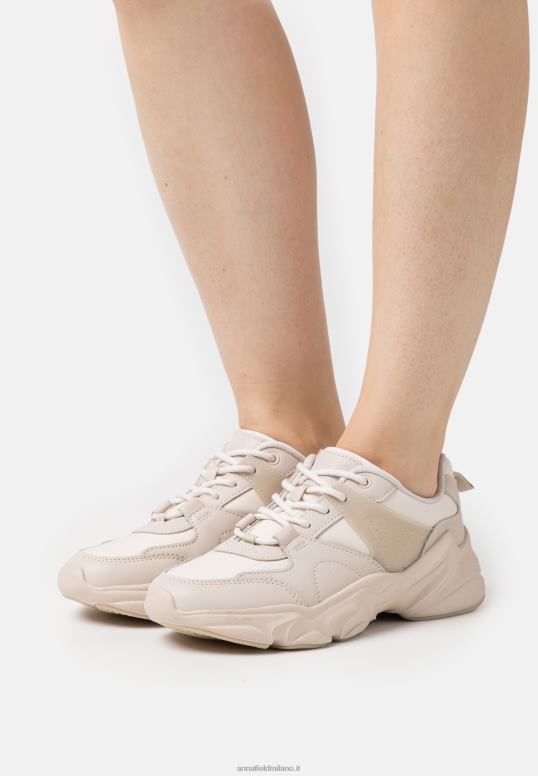 TX2DF1213 donne Anna Field scarpe da ginnastica in pelle beige