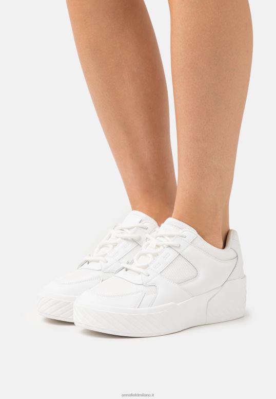 TX2DF1224 donne Anna Field scarpe da ginnastica in pelle bianche