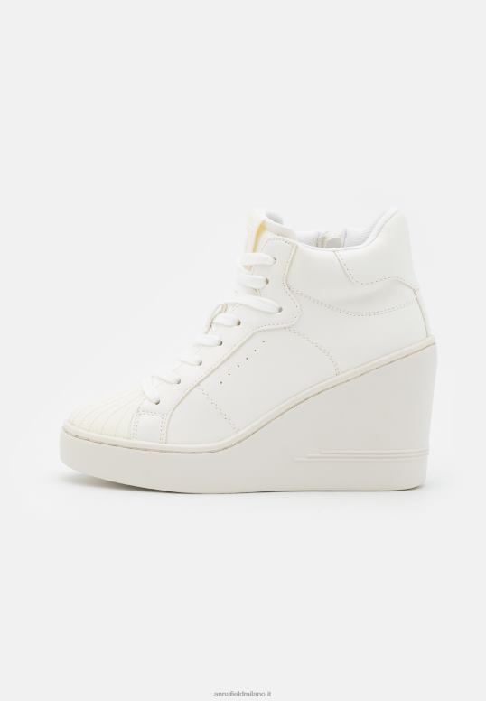 TX2DF1229 donne Anna Field scarpe da ginnastica alte bianche