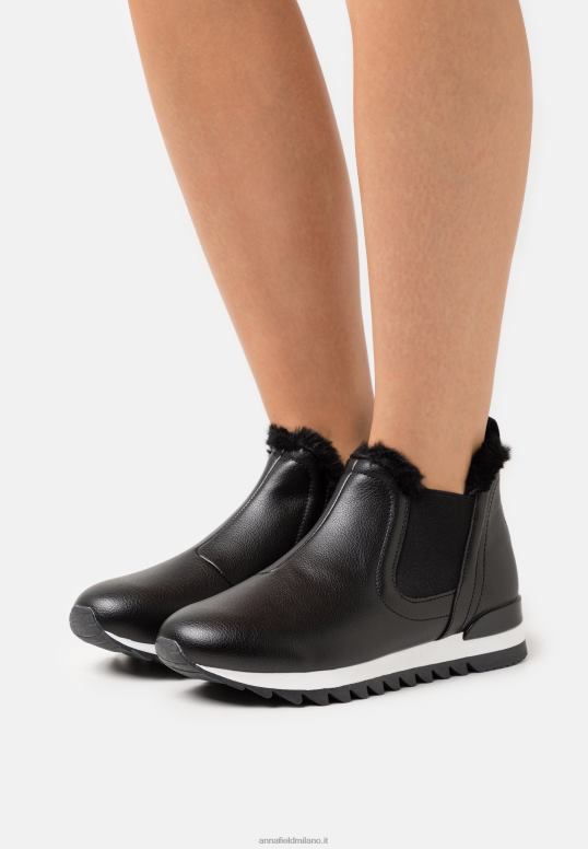 TX2DF1235 donne Anna Field scarpe da ginnastica alte nere