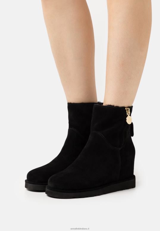 TX2DF1911 donne Anna Field stivaletti invernali in pelle neri