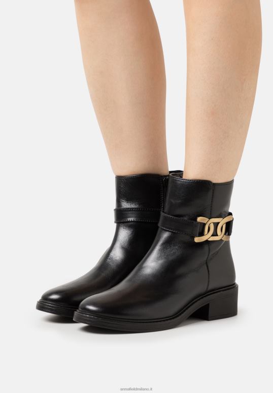 TX2DF1963 donne Anna Field stivaletti classici in pelle neri