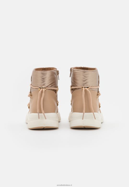 TX2DF1975 donne Anna Field stivaletti color oro rosa