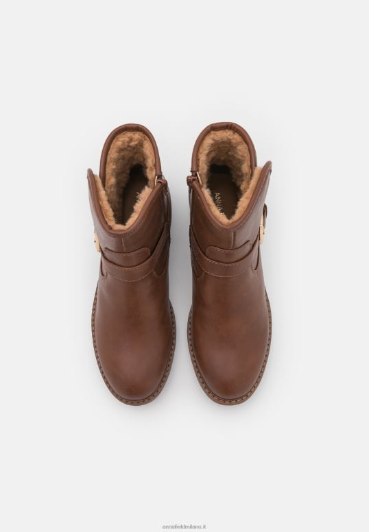 TX2DF1998 donne Anna Field stivale invernale comfort stivaletto classico cognac