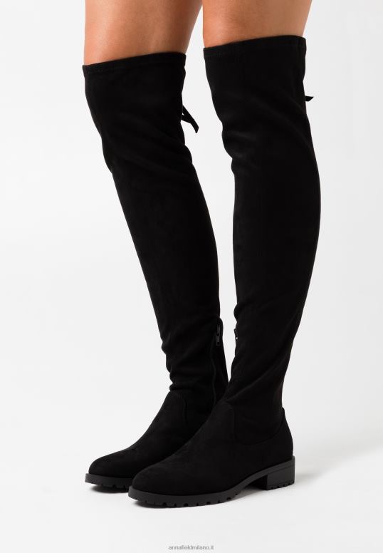 TX2DF2229 donne Anna Field stivali sopra il ginocchio neri