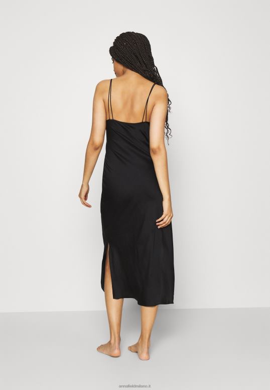 TX2DF1040 donne Anna Field camicia da notte da sposa camicia da notte nera